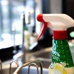 close up of a cleaning product